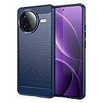 Θήκη Xiaomi Poco F7 Pro 5G / Poco F7 Ultra 5G Mad Mask Brushed TPU Carbon Πλάτη μπλε