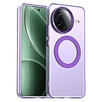 Θήκη Xiaomi Poco F7 Pro 5G / Poco F7 Ultra 5G Mad Mask Candy Series Sockproof συμβατό με MagSafe φορτιστή Transparent Πλάτη TPU μωβ