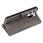 Θήκη Xiaomi Poco M7 Pro 5G OEM Leather Wallet Πορτοφόλι με βάση στήριξης, υποδοχές καρτών με φερμουάρ και μαγνητικό κούμπωμα από συνθετικό δέρμα και TPU γκρι - Image 5