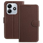 Θήκη Xiaomi Poco M7 Pro 5G OEM New Style Litchi Wallet με βάση στήριξης