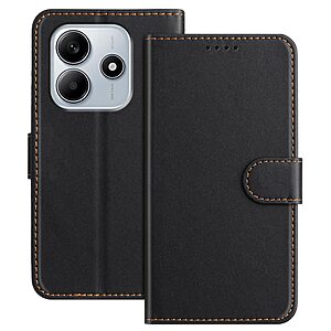 Θήκη Xiaomi Poco M7 Pro 5G OEM New Style Litchi Wallet με βάση στήριξης