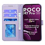 υποδοχές καρτών και μαγνητικό κούμπωμα μωβ