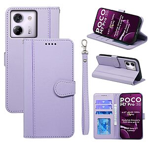 Θήκη Xiaomi Poco M7 Pro 5G Mad Mask PU Leather Series V4 με βάση στήριξης