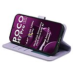 Θήκη Xiaomi Poco M7 Pro 5G Mad Mask PU Leather Series V4 με βάση στήριξης, υποδοχές καρτών και μαγνητικό κούμπωμα μωβ - Image 4