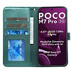 υποδοχές καρτών και μαγνητικό κούμπωμα πράσινο