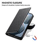 Θήκη Xiaomi Redmi A5 4G (171.7 x 77.8 x 8.3 mm) / Poco C71 Mad Mask Leather Wallet Case Protector με βάση στήριξης, υποδοχές καρτών και μαγνητικό κούμπωμα Flip Wallet από συνθετικό δέρμα μαύρο - Image 5