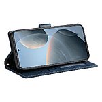 Θήκη Xiaomi Redmi A5 4G (171.7 x 77.8 x 8.3 mm) / Poco C71 Mad Mask Leather Wallet Case Protector με βάση στήριξης, υποδοχές καρτών και μαγνητικό κούμπωμα Flip Wallet από συνθετικό δέρμα μπλε σκούρο - Image 4