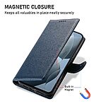 Θήκη Xiaomi Redmi A5 4G (171.7 x 77.8 x 8.3 mm) / Poco C71 Mad Mask Leather Wallet Case Protector με βάση στήριξης, υποδοχές καρτών και μαγνητικό κούμπωμα Flip Wallet από συνθετικό δέρμα μπλε σκούρο - Image 5