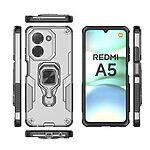 Θήκη Xiaomi Redmi A5 4G (171.7 x 77.8 x 8.3 mm) / Poco C71 Mad Mask Πλάτη Armor V14 με Μαγνητικό δαχτυλίδι και Βάση στήριξης TPU γκρι - Image 4