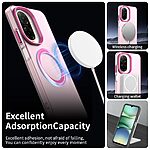 Θήκη Xiaomi Redmi A5 4G (171.7 x 77.8 x 8.3 mm) / Poco C71 Mad Mask Candy Series Sockproof συμβατό με MagSafe φορτιστή Transparent Πλάτη TPU ροζ - Image 4