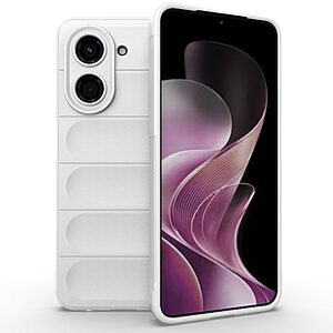 Θήκη Xiaomi Redmi A5 4G / Poco C71 Mad Mask Rugged Armor από σκληρό Premium TPU λευκό