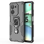 Θήκη Xiaomi Redmi A5 4G (171.7 x 77.8 x 8.3 mm) / Poco C71 Mad Mask Πλάτη Armor V14 με Μαγνητικό δαχτυλίδι και Βάση στήριξης TPU μαύρο - Image 3
