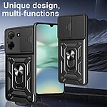 Kickstand και Βάση στήριξης από σκλήρό Premium TPU μαύρο