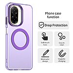 Θήκη Xiaomi Redmi A5 4G (171.7 x 77.8 x 8.3 mm) / Poco C71 Mad Mask Candy Series Sockproof συμβατό με MagSafe φορτιστή Transparent Πλάτη TPU μωβ - Image 3