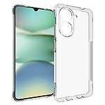 Θήκη Xiaomi Redmi A5 4G / Poco C71 OEM Silicone Sockproof V10 Anti-Slip Transparent Πλάτη με ενισχυμένες γωνίες TPU