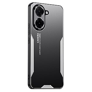 Θήκη Xiaomi Redmi A5 4G / Poco C71 OEM πλάτη Warrior Blade Series μεταλλική με Premium TPU ασημί