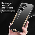 Θήκη Xiaomi Redmi A5 4G (171.7 x 77.8 x 8.3 mm) / Poco C71 OEM πλάτη Warrior Blade Series μεταλλική με Premium TPU ασημί - Image 4