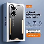 Θήκη Xiaomi Redmi A5 4G (171.7 x 77.8 x 8.3 mm) / Poco C71 OEM πλάτη Warrior Blade Series μεταλλική με Premium TPU κόκκινο - Image 2