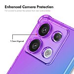 Θήκη Xiaomi Redmi Note 14S ENKAY Silicone Sockproof Anti-Slip Color Transparent Πλάτη TPU μπλε / ροζ - Image 4