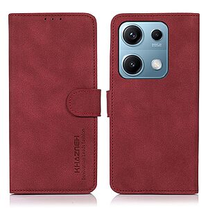 Θήκη Xiaomi Redmi Note 14S KHAZNEH Litchi Skin Texture Leather με βάση στήριξης