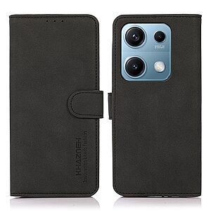 Θήκη Xiaomi Redmi Note 14S KHAZNEH Litchi Skin Texture Leather με βάση στήριξης