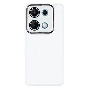 Θήκη Xiaomi Redmi Note 14S Mad Mask Electroplating Series Thin Frame V2 Πλάτη από Premium TPU με μεταλιζέ περίβλημα λευκό