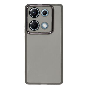 Θήκη Xiaomi Redmi Note 14S Mad Mask Electroplating Series Thin Frame V2 Πλάτη από Premium TPU με μεταλιζέ περίβλημα μαύρο