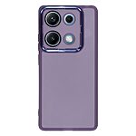 Θήκη Xiaomi Redmi Note 14S Mad Mask Electroplating Series Thin Frame V2 Πλάτη από Premium TPU με μεταλιζέ περίβλημα μωβ