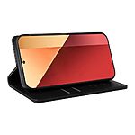 Θήκη Xiaomi Redmi Note 14S YIKATU Folio Series με βάση στήριξης, υποδοχή καρτών και μαγνητικό κούμπωμα Flip Wallet από συνθετικό δέρμα και TPU μαύρο - Image 4