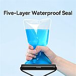 Αδιάβροχη Θήκη Baseus Cylinder Slide-cover Pro (7.2") με Άμεση Απόκριση Αφής – Μαύρο - Image 5