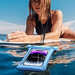 USAMS US-YD011: Universal Αδιάβροχη Θήκη IPX8 (10m, 7") με Πλήρη Λειτουργικότητα Αφής – Μαύρο - Image 3