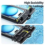 Αδιάβροχη Θήκη USAMS YD014 IP68 με Διπλό Χώρο Universal για Συσκευές έως 7'' - Λευκό - Image 4