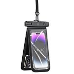 Αδιάβροχη Θήκη USAMS YD014 IP68 με Διπλό Χώρο Universal για Συσκευές έως 7'' - Μαύρο