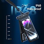 Αδιάβροχη Θήκη USAMS YD014 IP68 με Διπλό Χώρο Universal για Συσκευές έως 7'' - Ροζ - Image 3