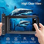 Αδιάβροχη Θήκη USAMS YD014 IP68 με Διπλό Χώρο Universal για Συσκευές έως 7'' - Ροζ - Image 5