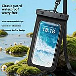 Universal Αδιάβροχη Θήκη Κινητού IPX8 (30m) για Συσκευές έως 7.0'' - Κίτρινο - Image 2