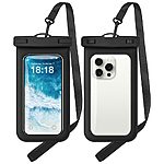 Universal Αδιάβροχη Θήκη Κινητού IPX8 (30m) για Συσκευές έως 7.0'' - Μαύρο