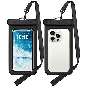 Universal Αδιάβροχη Θήκη Κινητού IPX8 (30m) για Συσκευές έως 7.0'' - Μαύρο