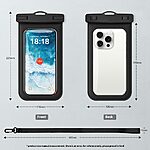 Universal Αδιάβροχη Θήκη Κινητού IPX8 (30m) για Συσκευές έως 7.0'' - Μπλε - Image 3