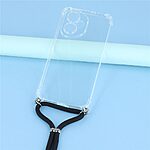Θήκη Honor 400 5G OEM Silicone Sockproof Transparent πλάτη με κορδόνι από αντικραδασμικό TPU - Image 2