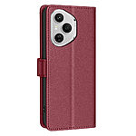 Θήκη Honor 400 Pro 5G BINFEN COLOR Leather Wallet series 12 με βάση στήριξης, υποδοχές καρτών και μαγνητικό κούμπωμα κόκκινο - Image 3