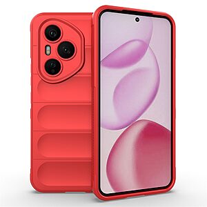 Θήκη Honor 400 Pro 5G Mad Mask Rugged Armor από σκληρό Premium TPU κόκκινο