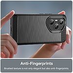 Θήκη Honor 400 Pro 5G Mad Mask Brushed TPU Carbon Πλάτη μαύρο - Image 4