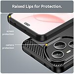 Θήκη Honor 400 Pro 5G Mad Mask Brushed TPU Carbon Πλάτη μαύρο - Image 5