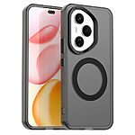 Θήκη Honor 400 Pro 5G Mad Mask Anti-Slip Sockproof συμβατό με MagSafe φορτιστή Transparent Πλάτη TPU μαύρο