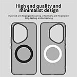 Θήκη Honor 400 Pro 5G Mad Mask Anti-Slip Sockproof συμβατό με MagSafe φορτιστή Transparent Πλάτη TPU μαύρο - Image 3