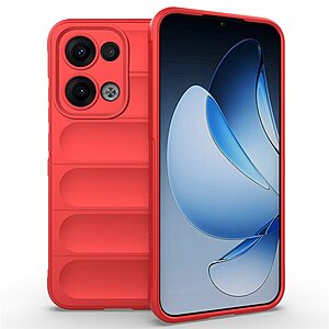 Θήκη Oppo Reno13 5G Mad Mask Rugged Armor από σκληρό Premium TPU κόκκινο