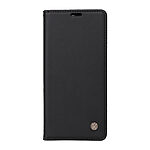 υποδοχή καρτών και μαγνητικό κούμπωμα Flip Wallet από συνθετικό δέρμα και TPU μαύρο