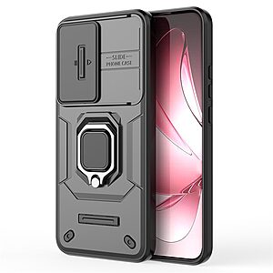 Kickstand και Βάση στήριξης από σκλήρό Premium TPU μαύρο