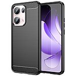 Θήκη Oppo Reno13 Pro 5G Mad Mask Brushed TPU Carbon Πλάτη μαύρο